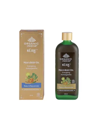 Масло для тела с Ашвагандхой Organic India: 120 мл органического расслабления